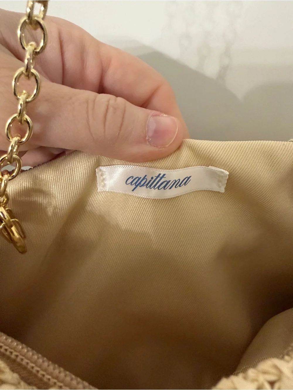 Capittana Oversized Raffia Clutch - NWOT